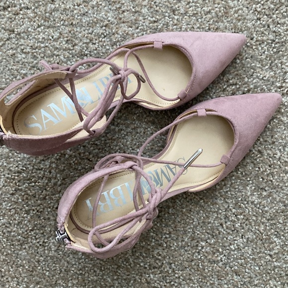 Pink Suede Heels - Picture 3 of 5